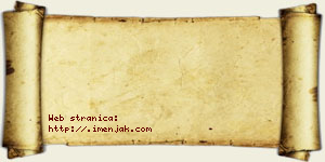 Irina Ružić vizit kartica